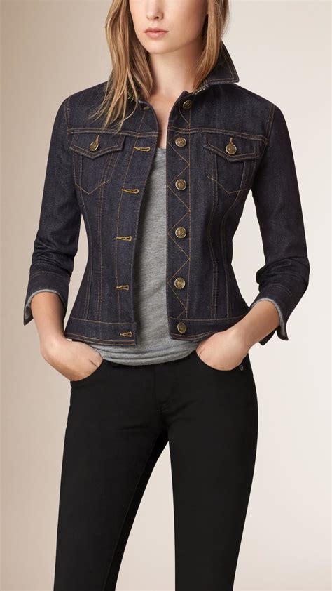 burberry jackets for womens|Burberry denim jacket women's.